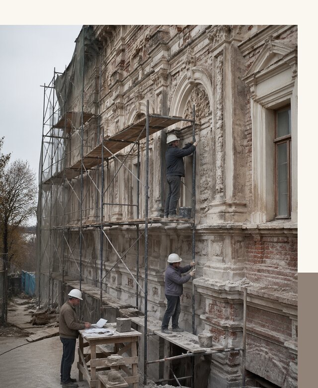 Реставрация объектов культурного наследия под ключ в Мичуринске