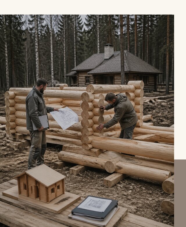 Проектирование и строительство домов из бревна в Мичуринске